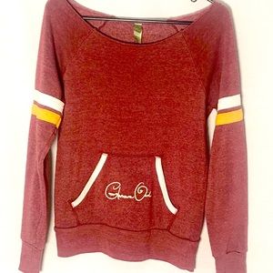 Retro Glamour Owl sweatshirt by Alternative Earth round neck & front pocket